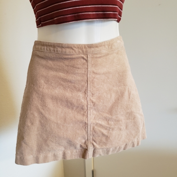 Corduroy Mini Skirt - Picture 2 of 5
